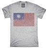 Retro Vintage Taiwan Flag T-Shirt