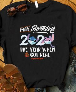 Stitch And Daisy May Birthday Quarantine Shirt