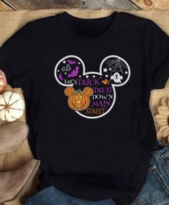 Trick or Treat Down Main Street Disney Halloween Shirt