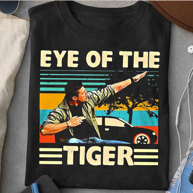 Vintage Man Eye Of The Tiger Classic T-Shirt