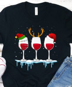 Wine Lover Funny Christmas T Shirt