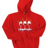 Adult and Kids Christmas Wine Hoodie