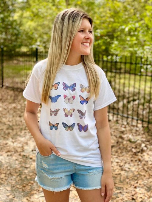 Butterflies Vintage Shirt