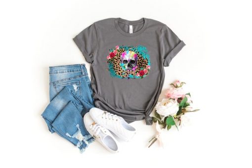 Dia De Los Muertos Halloween Shirt Women