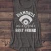 Diamonds are a Girl's Best Friend Tank Top