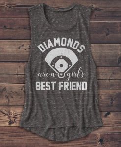 Diamonds are a Girl's Best Friend Tank Top