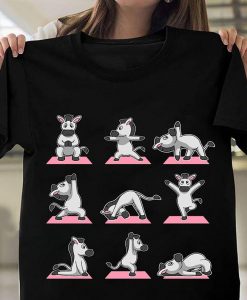 Donkey Yoga Poses Funny Donkey Lovers T-shirt