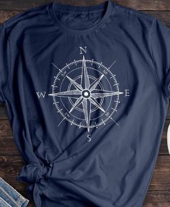 Funny Compass Hiking Camping Lovers T-shirt