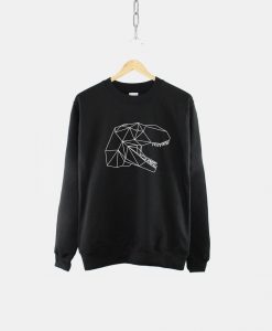 Geometric T-Rex Sweatshirt