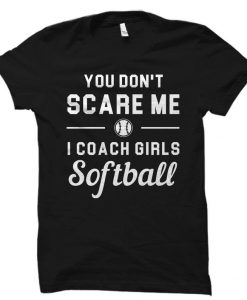 Girls Softball Coach Shirt