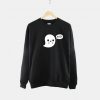 Halloween Ghost Crew Neck Sweatshirt