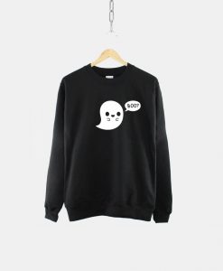 Halloween Ghost Crew Neck Sweatshirt