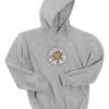 Heart Daisy Flower Hoodie