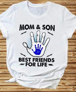 Mom And Son Best Friends For Life Family Gift T shirt