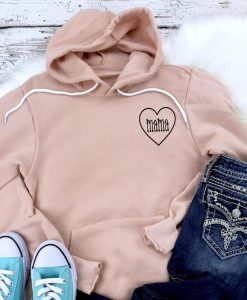 Mom heart hoodie