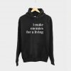 Motivational Hustle Woman Slogan Hoodie