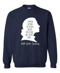 Notorious RBG Crewneck Sweatshirts