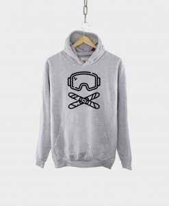 Skiing Winter Hoodie