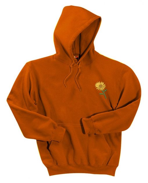 Sunflower Stitching Embroidery Hoodies