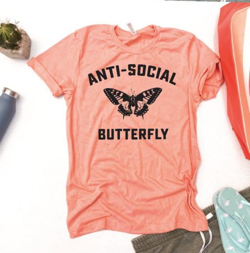 ANTI-SOCIAL BUTTERFLY T Shirt