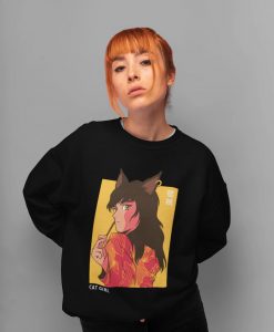 Anime Cat Girl Kawaii Sweatshirt