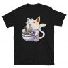 Anime Cat Ramen T-Shirt