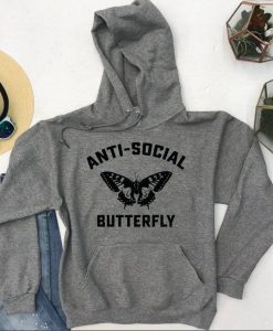 Anti-Social Butterfly Hoodie