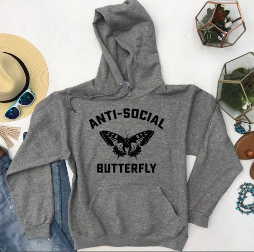 Anti-Social Butterfly Hoodie