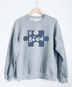 Be kind autism crewneck sweatshirt