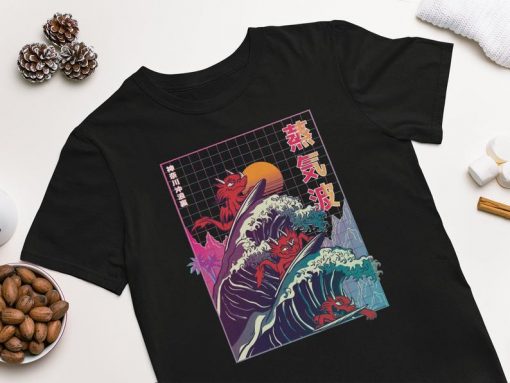 Big wave dragons shirt