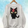 Bowie Black Cat Sweatshirt