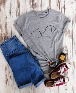 Cat and dog T-shirt