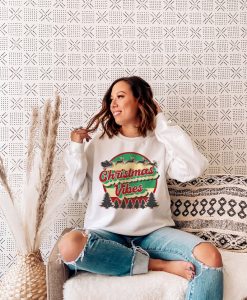 Christmas Vibes Retro Sweatshirt