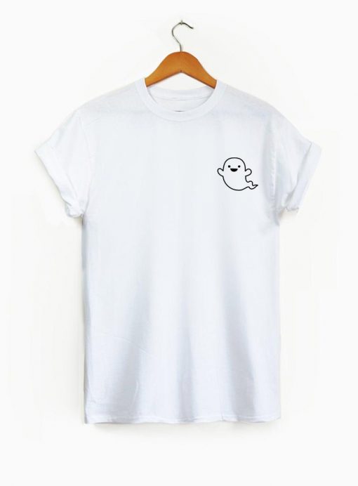 Cute Ghost Pocket shirt