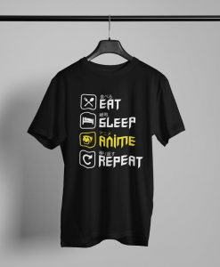 Eat Sleep Anime Repeat shirt