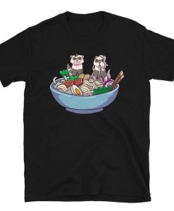 Ferret Ramen Anime Kawaii Otaku T Shirt