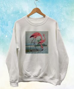 Flamingo Sweetheart Vintage Style Sweatshirt