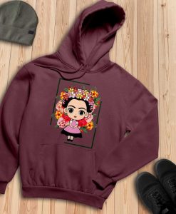 Frida Kahlo Cartoon Hoodie