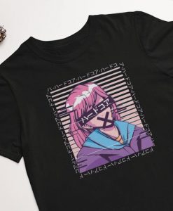 Glitched Hardcore Anime girl shirt