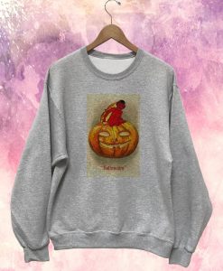 Halloween Devil and Pumpkin Sweatshirt