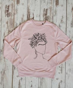 Hand Drawing Frida Drawing Perfect Sweatshirt