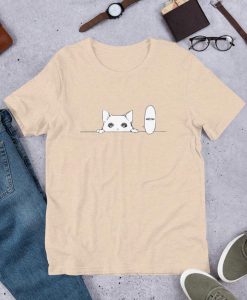 Hiding Kitty Aesthetic T-shirt