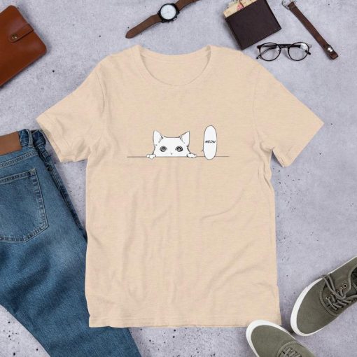 Hiding Kitty Aesthetic T-shirt