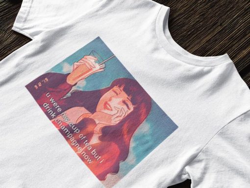 I drink champagne now anime shirt