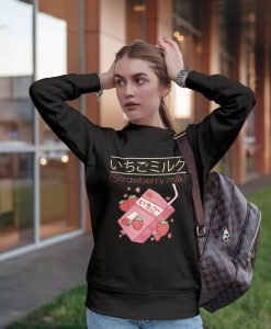 Japanese Strawberry Milk Sweatshirt