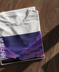 Lonely night sky shirt