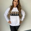 Mama Life Leopard Square Sweatshirt