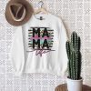 Mama Life Leopard Stripe Sweatshirt