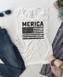 Merica Muscle Tank Top