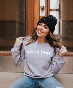 Merry & Bright Christmas Sweatshirt